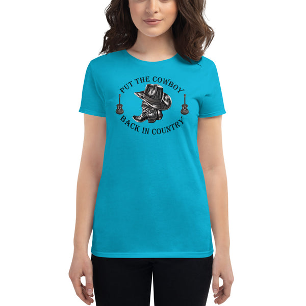 Country Music Women's Cowboy T-Shirt