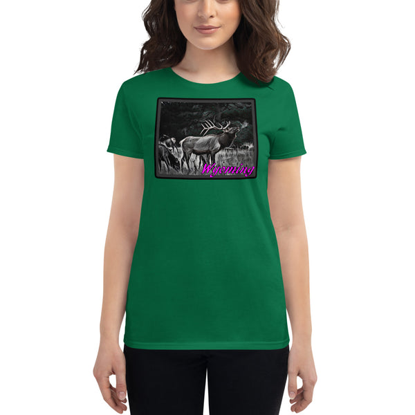 Wyoming Elk Women's Short Sleeve T-Shirt